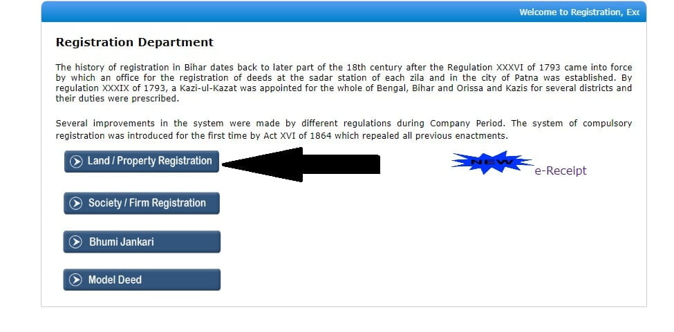 bihar property registration online